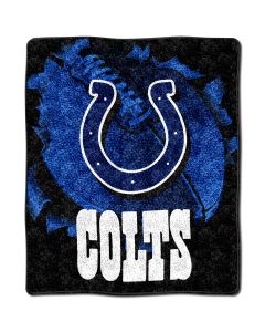 The Northwest Company Colts 50"x60" Sherpa Throw - Burst Series (NFL) - Colts 50"x60" Sherpa Throw - Burst Series (NFL)