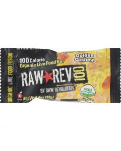 Raw Revolution Bar - Organic Cashew and Agave Nectar - Case of 20 - .8 oz