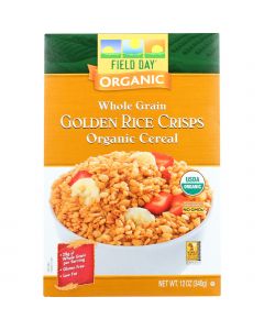 Field Day Cereal - Organic - Whole Grain - Golden Rice Crisps - 12 oz - case of 12