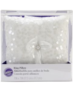 Wilton Ring Pillow 7"X7"-Sequin