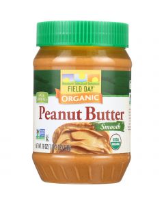 Field Day Peanut Butter - Organic - Smooth - Salted - 18 oz - case of 12