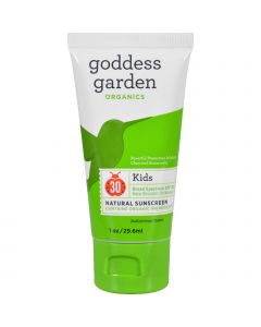 Goddess Garden Organic Sunscreen Counter Display - Kids - 1 oz - Case of 20