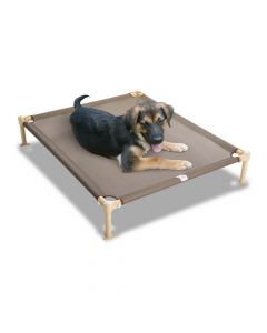 Hugs Pet Products Dog Cool Cot Medium Tan 33" x 25" x 6"
