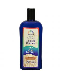 Rainbow Research Colloidal Oatmeal Bath and Body Wash - Fragrance Free - 12 oz