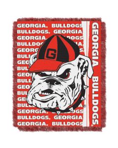 The Northwest Company Georgia College 48x60 Triple Woven Jacquard Throw - Double Play Series