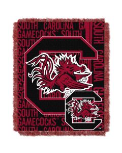 The Northwest Company South Carolina College 48x60 Triple Woven Jacquard Throw - Double Play Series