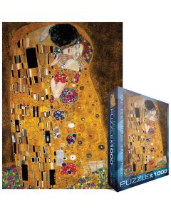 Eurographics Jigsaw Puzzle 1000 Pieces 19.25"X26.5"-Klimt - The Kiss (der Kuss) - Jigsaw Puzzle 1000 Pieces 19.25"X26.5"-Klimt - The Kiss (der Kuss)