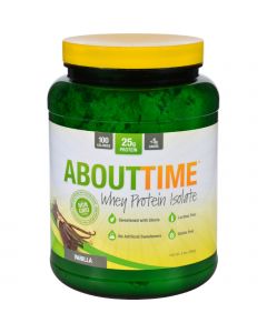 About Time Whey Protein Isolate - Vanilla - 2 lb