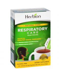 Herbion Naturals Respiratory Care - Natural Care - Herbal Granules - 10 Packets
