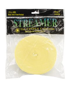 Cindus Crepe Streamers 1.75"X500'-Primrose Yellow