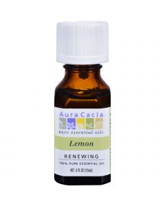 Aura Cacia Essential Oil - Lemon - 0.5 fl oz