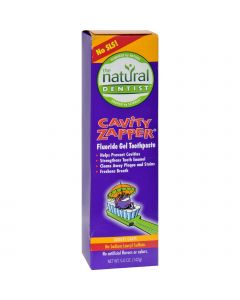 Natural Dentist Kids Cavity Zapper Toothpaste Buster Groovy Grape - 5 oz