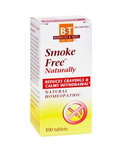 Boericke and Tafel Smoke Free Naturally - 100 Tablets