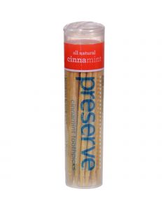 Preserve Flavored Toothpicks Cinnamint - 35 Pieces