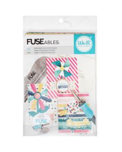 We R Memory Keepers We R FUSEables Cards & Envelopes Kit 10/Pkg-Everyday