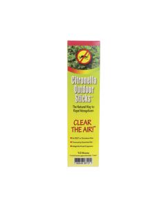 Neem Aura Naturals Outdoor Citronella Sticks - 10 count - Case of 18