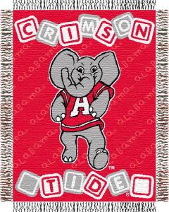 The Northwest Company Alabama baby 36"x 46" Triple Woven Jacquard Throw (College) - Alabama baby 36"x 46" Triple Woven Jacquard Throw (College)