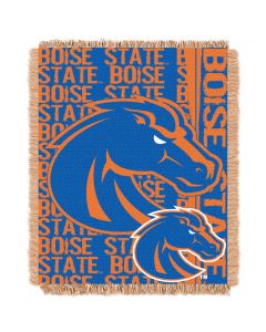 The Northwest Company Boise State College 48x60 Triple Woven Jacquard Throw - Double Play Series