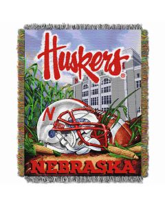 The Northwest Company Nebraska College "Home Field Advantage" 48x60 Tapestry Throw