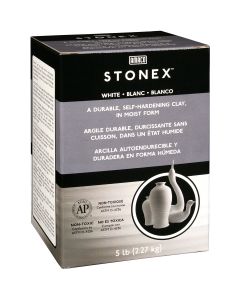 AMACO Stonex Self-Hardening Clay 5lb-White