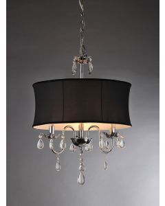 Warehouse of Tiffany 1-light Vince Crystal Chandelier