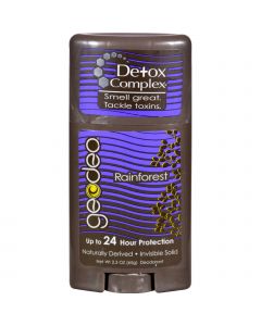 Geo-Deo Deodorant Stick - Natural Rainforest with Detox Complex - 2.3 oz