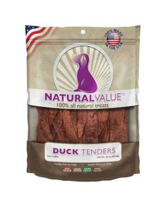 Loving Pets Products Natural Value Treats 14oz-Duck Tenders