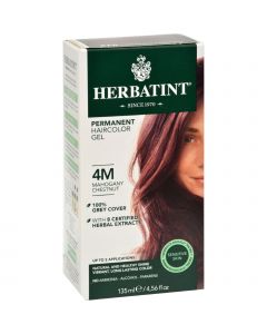Herbatint Permanent Herbal Haircolour Gel 4M Mahogany Chestnut - 135 ml