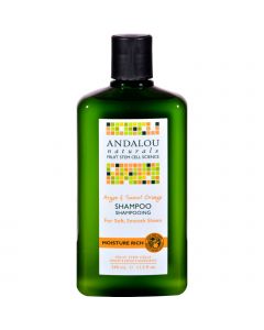 Andalou Naturals Moisture Rich Shampoo Argan and Sweet Orange - 11.5 fl oz