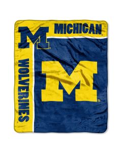 The Northwest Company Michigan  "School Spirit" 50"x60" Raschel Throw (College) - Michigan  "School Spirit" 50"x60" Raschel Throw (College)