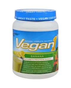 Nutrition53 Vegan1 Shake - Banana Cream - Gluten Free - 1.5 lbs