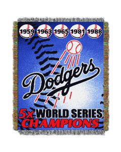 The Northwest Company Dodgers CS  "Commemorative" 48x60 Tapestry Throw