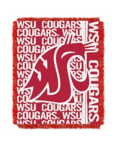 The Northwest Company Washington State College 48x60 Triple Woven Jacquard Throw - Double Play Series