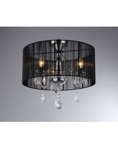 Warehouse of Tiffany Round Satin Crystal Chandelier
