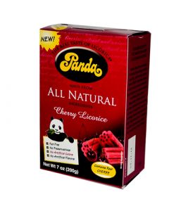 Panda All Natural Cherry Licorice - 7 oz - Case of 12