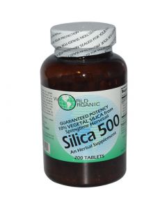 World Organic Silica 500 - 200 Tablets