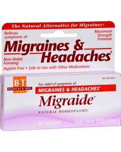 Boericke and Tafel Migraide - 40 Tablets