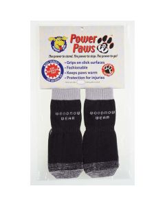 Woodrow Wear Power Paws Grey Hound Reinforced Foot Extra Large Black/Gray 2.0" - 2.38" x 2.0" - 2.38"