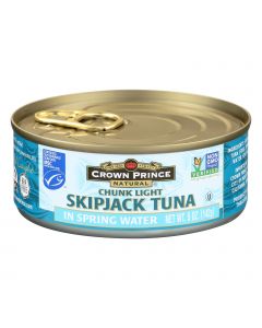 Crown Prince Skipjack Tuna - Chunk Light - Case of 12 - 5 oz.