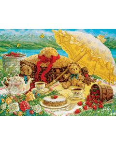 Outset Media Jigsaw Puzzle 500 Pieces 24"X18"-Teddy Bear Picnic