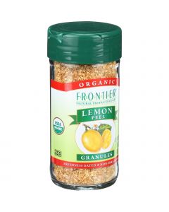 Frontier Herb Lemon Peel - Organic - Granules - 2.10 oz