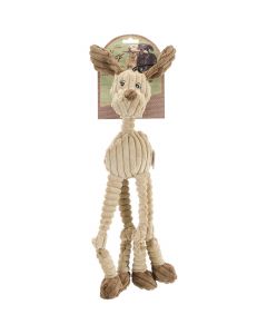 Nandog Pet Gear Nandog My BFF Corduroy Plush Toy-Light Brown Dog