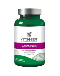 Vet's Best Dog Aches and Pains Supplement 50 Tablets Green 2.5" x 2.5"x 4.94"