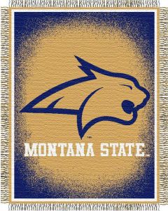 The Northwest Company Montana State "Focus" 48"x60" Triple Woven Jacquard Throw (College) - Montana State "Focus" 48"x60" Triple Woven Jacquard Throw (College)