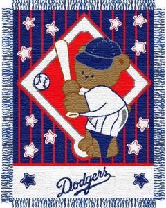 The Northwest Company Dodgers baby 36"x 46" Triple Woven Jacquard Throw (MLB) - Dodgers baby 36"x 46" Triple Woven Jacquard Throw (MLB)