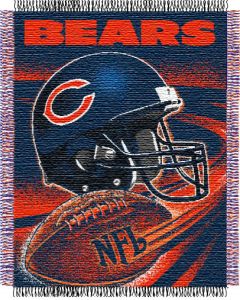 The Northwest Company Bears "Spiral" 48"x60" Triple Woven Jacquard Throw (NFL) - Bears "Spiral" 48"x60" Triple Woven Jacquard Throw (NFL)