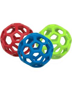 Petmate JW Hol-Ee Roller Dog Toy Medium Assorted 4.5" x 4.5" x 4.5