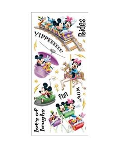 Trends International Disney Mickey Stickers & Borders-Amusement Park Rides