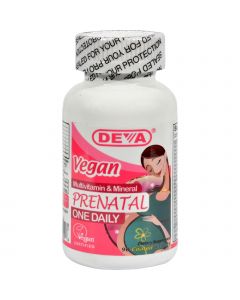 Deva Vegan Vitamins Deva Vegan Prenatal Multivitamin and Mineral - 90 Tablets