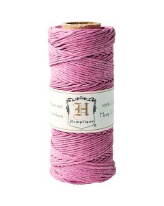 Hemptique Hemp Cord Spool 20lb 205'-Light Pink